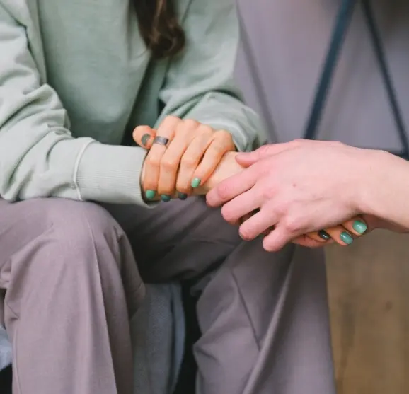 Holding Hands For Support
