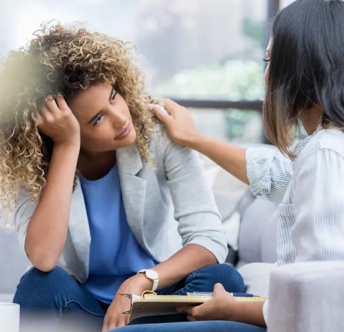 Woman Seeking Emotional Support